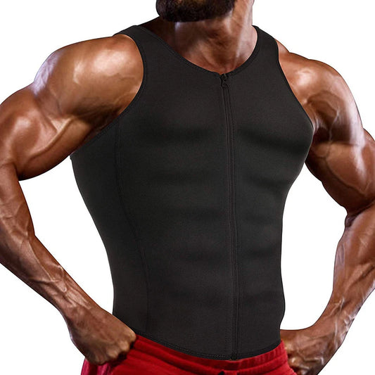 Men Shapewear Hot Sauna Vest Sweat Suit